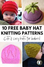 10 Adorable Free Baby Hat Knitting Patterns To Cast On Now Blog Nobleknits Baby Hat Knitting Pattern Free Baby Hat Knitting Patterns Knitting Blogs