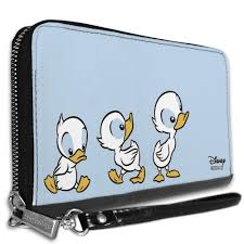 Supporting major crypto like bitcoin, ethereum, litecoin & eos. Women S Pu Zip Around Wallet Rectangle Lilo Stitch 3 Ducklings Pos Buckle Down