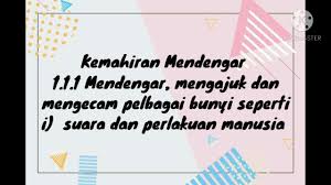 Untuk seseorang individu mempelajari sesuatu ia perlu mencapai beberapa keupayaan kemahiran yang agak kompleks. Bahasa Melayu Pendidikan Khas Masalah Pembelajaran Tahun 1 Youtube