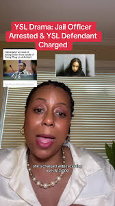 YSL drama outaide the courtroom this time. A jail officer, Karmen Bail...