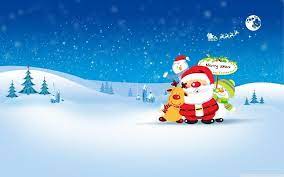 Santa, holiday phrases, christmas trees, snowy scenes, reindeer, gifts, & more Pretty Christmas Backgrounds Wallpaper Cave