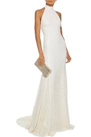 Ivory Willow Corded Lace Halterneck Bridal Gown Sale Up To 70 Off The Outnet Stella Mccartney In 2021 Corded Lace Fashion Bridal Gowns