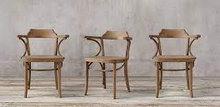 With a few felt bumpers screwed to the feet and a few screws to connect the seat with the chair and and this chair is done. Vienna Cafe Wood Dining Chair Restoration Hardware Dining Chairs Chair Oversized Chair Living Room