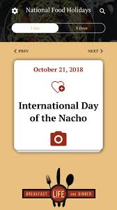 There's actually a food holiday for every single day of the year — including more than one hamburger day and a cheeseburger day. National Food Holidays For Android Apk Download