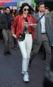 Find Out Where To Get The Jacket Red Jacket Leather Leather Jacket Outfit Spring Leather Jacket