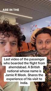 Último Video de Pasajero Británico Antes del Vuelo a India