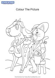 Select one of 1000 printable coloring pages of the category kids. Miss Pink Cat With Horse Noddy Toyland Detective Coloring Pages Worksheets For Preschool Kindergarten First Grade Art And Craft Worksheets Schoolmykids Com