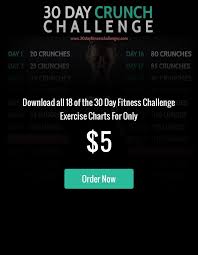 30 Day Crunch Challenge 30 Day Challenge Crunch