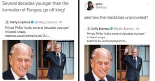 Share funny quotes by prince philip and quotations about royal family and environment. Twitter Roasts Express Daily Tweet That Claims Prince Philip Looks Decades Younger
