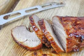 You might want to kee an eye on them i use buttermilk to tenderize: Brown Sugar Glazed Pork Loin Gav S Kitchen Yummy