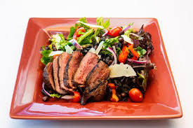 Drizzled with melted butter and then formed pouches. Sante Fe Sirloin Salad Charbroiled Sirloin Steak Thinly Sliced Atop A Crispy Spiced Flour Torti Picture Of Mohave Grill Calgary Tripadvisor