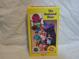 Barney The Backyard Show Vhs With Sandy Duncan Kids Sing Along Kids Singing Barney Singing