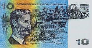 Our First Ten Dollar Note Has A Picture Of The Gulgong Bakery On Its Face My Dad S Father My Grandfather Worked There His Bank Notes Dollar Note Australia