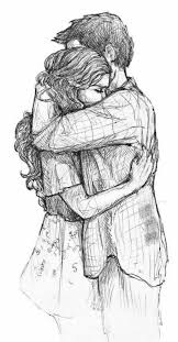 Pin By M Sidharth V On Imagination In 2020 Romantic Couple Hug Cute Couple Drawings Sketches