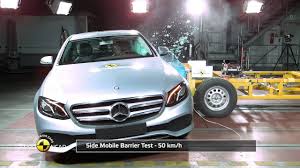 Euro Ncap Crash Test Of Mercedes Benz E Class Youtube