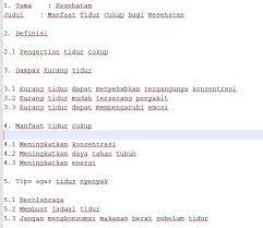 Scientific paper) adalah laporan tertulis dan diterbitkan yang. Outline Kerangka Karangan Izeminicho