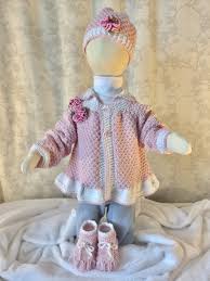 Well you're in luck, because here they come. Hand Knit Elegant Baby Girl Sweater And Hat Magic Wnavy Trim Clothing Baby Girls Clothing Valresa Com