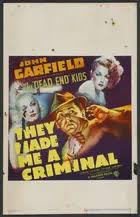 They Made Me a Criminal (1939) movie posters