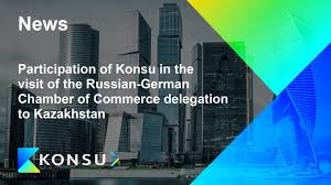 Konsu participated in the visit of the Russian-German Chamber of Commerce  delegation to Kazakhstan - Konsu