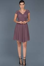 Lavanta V Yaka Sifon Elbise Abk306 2021 The Dress Kadin Elbiseleri Elbise