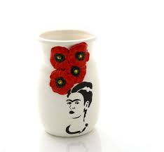Frida Kahlo Vase With Poppies Etsy Gifts For An Artist Poppies Frida Kahlo