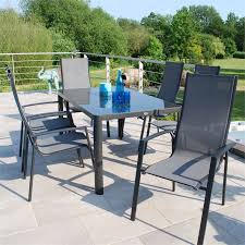 Creador Tempo Aluminium 6 Seater Stacking Garden Furniture Set At Homebase Co Uk Outdoor Furniture Sets Outdoor Living Diy Garden Furniture Sets