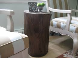 Shortly After Moving In Our New Neighbors Took Down Some Trees In Their Backyard I Mean A Lot Of Trees The Sounds Of Tree Stump Table Stump Table Tree Table