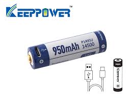 You can enjoy both a slow and fast charging system. Keeppower 14500 950mah Li Ionen 3 7v 3 6v Mit Usb Lademoglichkeit Und Pcb P1495u Akkuteile De