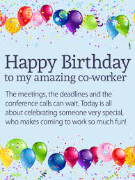 We did not find results for: To My Amazing Co Worker Happy Birthday Wishes Card Birthday Greeting Cards By Davia