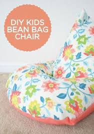 Diy Sew A Kids Bean Bag Chair In 30 Minutes Project Nursery Kids Bean Bags Sewing Projects For Kids Bean Bag Chair Kids