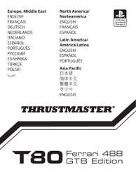 Maybe you would like to learn more about one of these? Thrustmaster Thrustmaster T80 Ferrari 488 Gtb Edition Racing Wheel Ps4 User Manual Manualzz Com