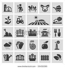 Entwurfsvorlage Fur Bauernhof Vektor Logo Gartenarbeit Gartenbau Oder Ernte Ernte Symbole Vector Logo Design Farm Logo Design Farm Vector
