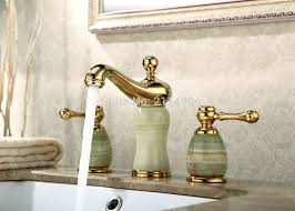 Aliexpress Com Buy Antique Gold Plating Jade Body Three Hole Two Handle Bathroom Sink Faucet With Barss Handl Bathroom Sink Faucets Faucets Diy Sink Faucets