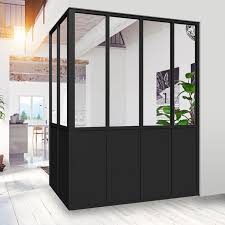 Maybe you would like to learn more about one of these? Cloison Verriere Atelier En Angle Noire Cloisons Verrieres Sur Mesure Voletshop