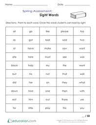 Simply download pdf file with valentine sight word coloring pages and you are ready to play and learn. Kindergarten Sight Words Worksheets Free Printables Education Com