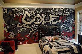 This morning i ran across a post on houzz asking for suggestions for decorating a 12 year old boys room with an urban/city style. Teenage Boy Room Teenager Bedroom Boy Boy Bedroom Design