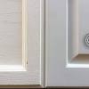 I also changed the hardware from brushed nickel to oil rubbed bronze. 1