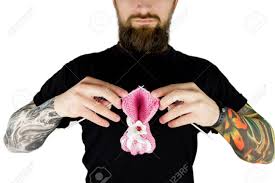 Pages public figure artist tracy widdess. Strict Brutal Man With Beard And Tattoo In Black T Shirt Knitting A Baby S Bootees By Knitted Needles On White Isolated Background Stock Photo Picture And Royalty Free Image Image 93364241