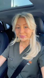 “she was a vet nurse” 🧚‍♂️ Insert a couple of scratches, a lot of coffee  and covered in furr! 🩺🐾🐶💘 Scrubs are @airmedscrubs, #vetnurse #vetmed  #veterinarynurse