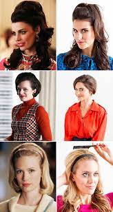 See more ideas about mad men hair, hair, 1960s hair. 9 Hairstyles Inspired By Tv S Most Stylish Leading Ladies Mad Men Hair Mad Men Costume Mad Men Fashion