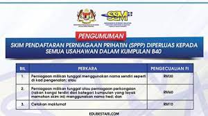 Anda sebagai peniaga perlu mendaftar ssm kerana anda diwajibkan supaya mempunyai lesen perniagaan setelah selesai membuat pendaftaran, anda perlu mengesahkan identiti anda. Skim Pendaftaran Perniagaan Prihatin Daftar Ssm Percuma Buat Semua Usahawan B40 Edu Bestari