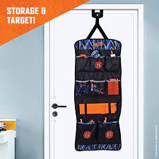 The problem is that they're very popular toys, and this means that you're unlikely to. Nerf Elite Over The Door Storage Toys Games Amazon Com