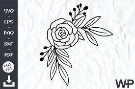 Download Flower Svg Files Flower Cut File Graphic By Wanchana365 Creative Fabrica SVG Cut Files