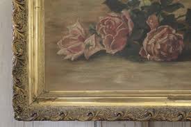 You'll receive email and feed alerts when new items arrive. Antique Roses Oil On Canvas Painting In Giltwood Frame For Sale At 1stdibs