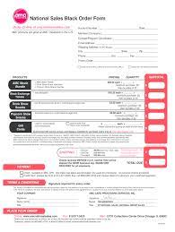 2014 2021 Amc Theatres National Sales Order Form Fill Online Printable Fillable Blank Pdffiller