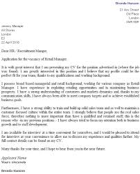 Cover Letter Template Uk Retail Resume Format Cover Letter Example Job Cover Letter Examples Job Cover Letter