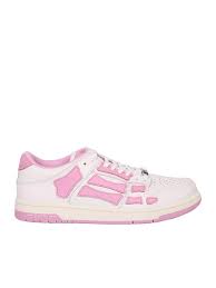 Amiri Skel-top Low Top Sneakers in Pink | Lyst