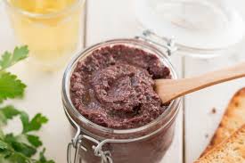 Black Olive Tapenade In Jar Olive Tapenade Food Olive Tapenade Recipe
