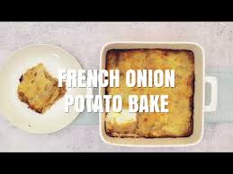 The onions should be really golden, full of flavour and soft when pinched between your fingers. How To Make Creamy French Onion Potato Bake Australia S Best Recipes Youtube