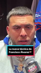 Francisco Álvarez🇻🇪 nos contó sobre una nueva técnica que implementará  detrás del plato para tratar de aumentar su porcentaje de outs a corredores  en intento de robo⚾️ #MLB #SpringTraining ...
